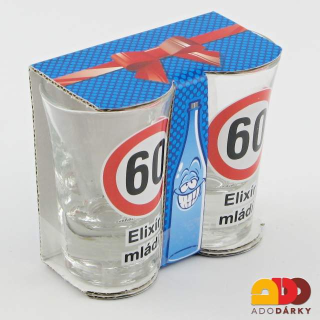 Sada 2 odlivek - 60 let 0,025 l