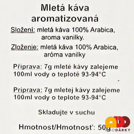 Mletá káva "Kominíček" 50 g