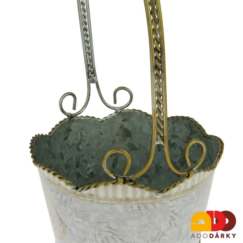 Plechový koš "Lavender" 19 x 22 x 31 cm