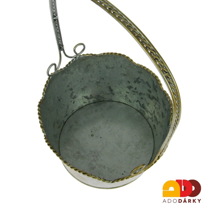 Plechový koš "Lavender" 19 x 22 x 31 cm