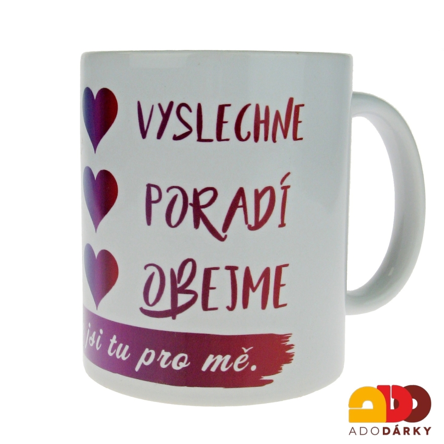 Hrnek "Babička - vyslechne, poradí, obejme" 0,3 l