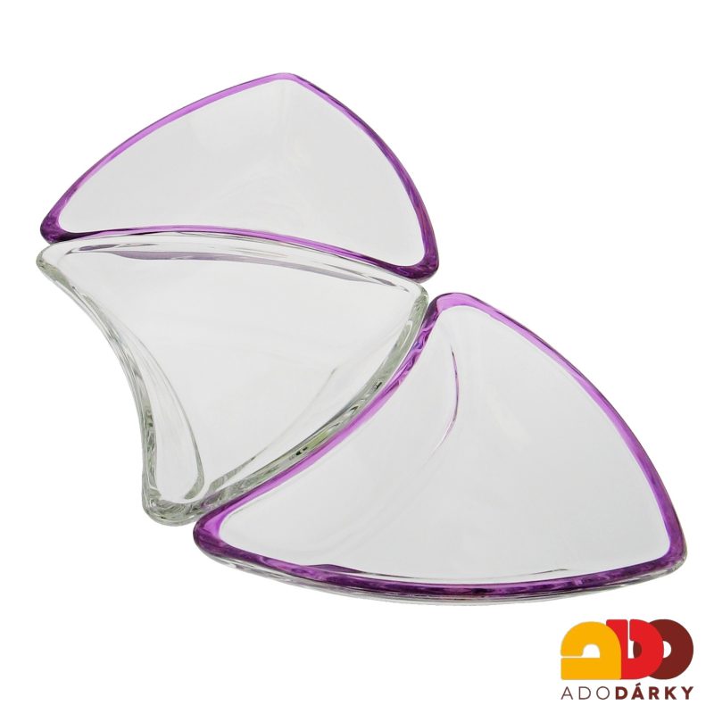 Skleněná miska čirá 17 cm