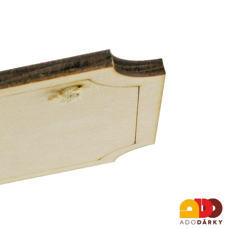 Dřevěná cedulka: Buď vítán, kdo s dobrou vůlí přicházíš 20 cm