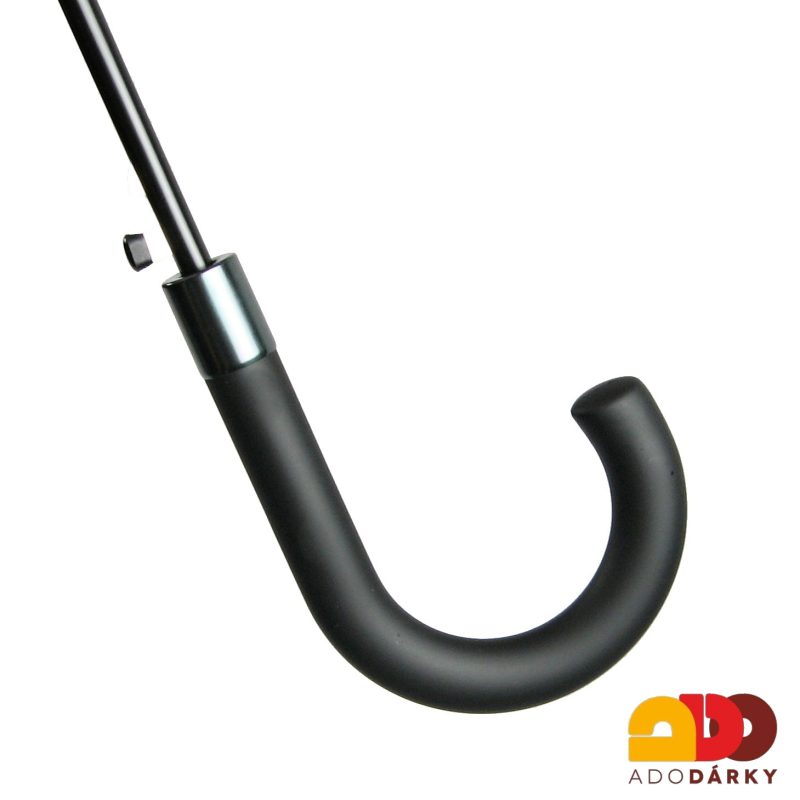 Dámský deštník černý s růžemi