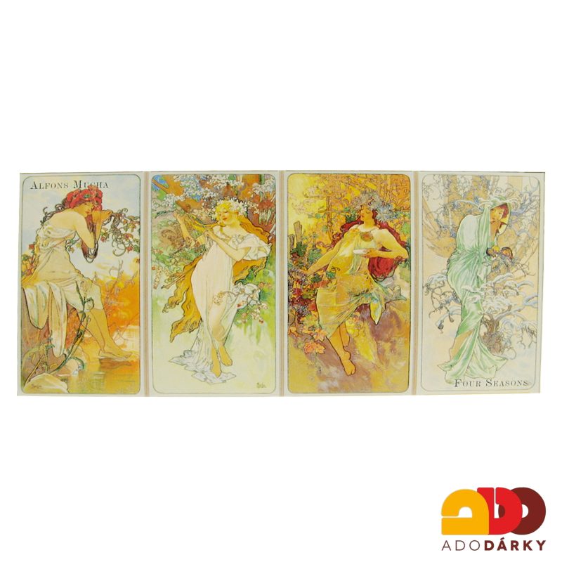 Čokoládová bonboniéra Alfons Mucha Čtyři roční období 60 g