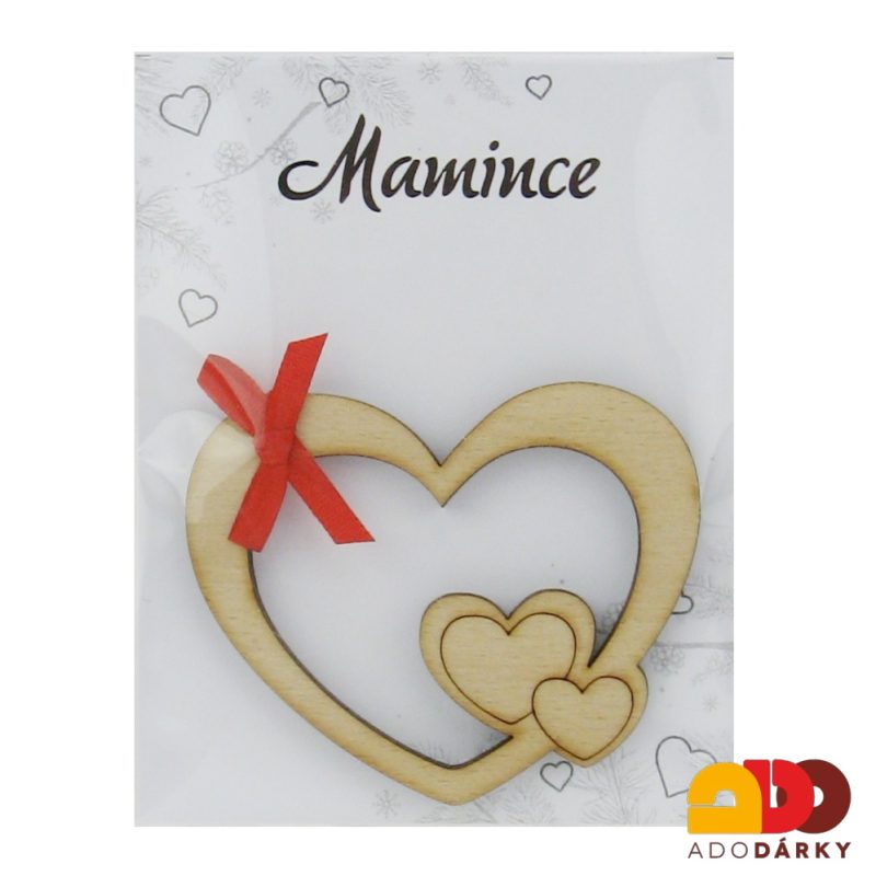 Srdíčko mamince 10 cm