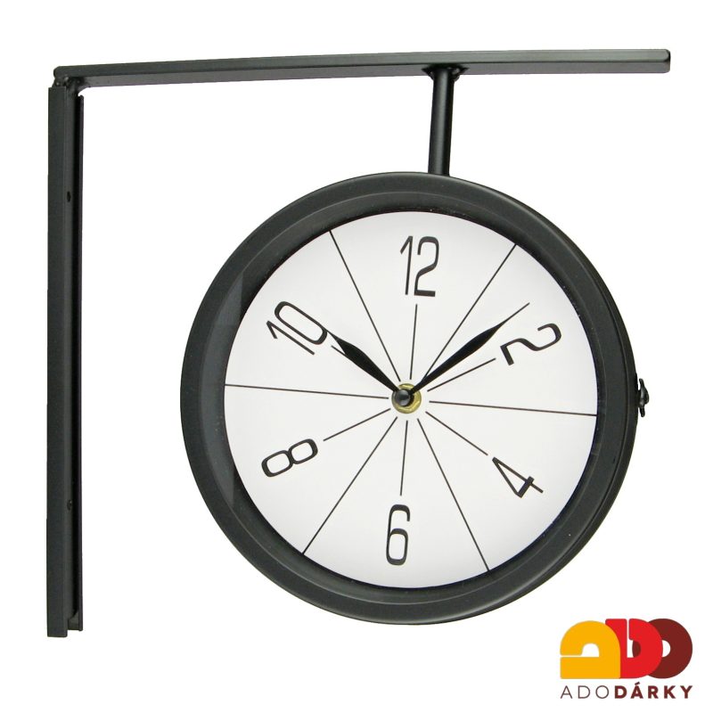 Hodiny nástěnné oboustranné 30 cm