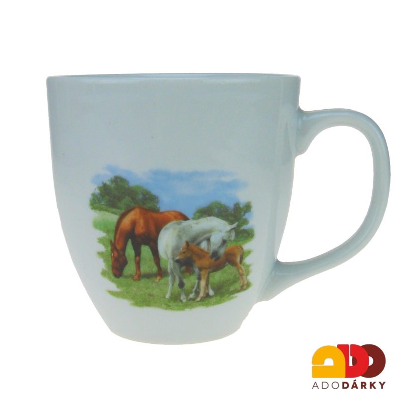 Hrnek s koněm - 400 ml var. I.