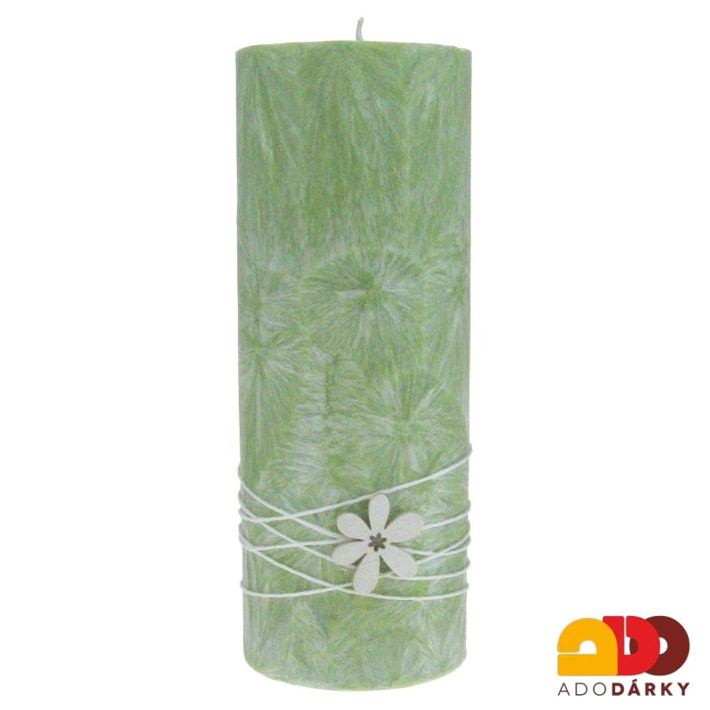 Svíčka válec Bergamot a verbena 20 cm