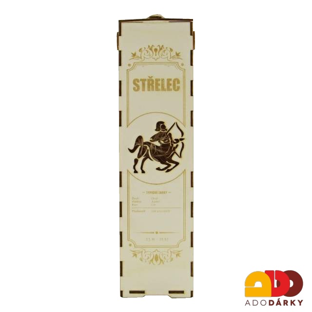 Obal na láhev "Střelec"