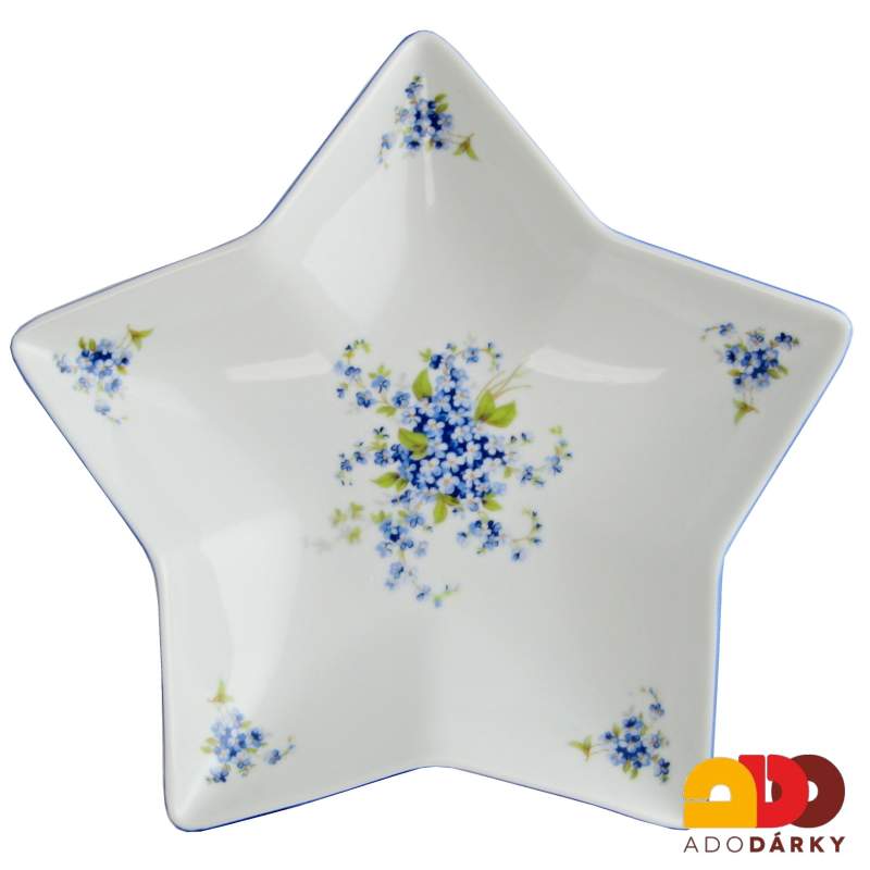 Tác hvězda "Pomněnky" 23 cm