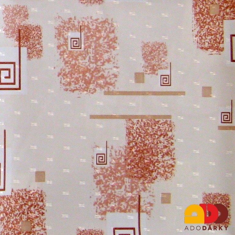 Teflonový ubrus béžový s nepravidelnými vzory