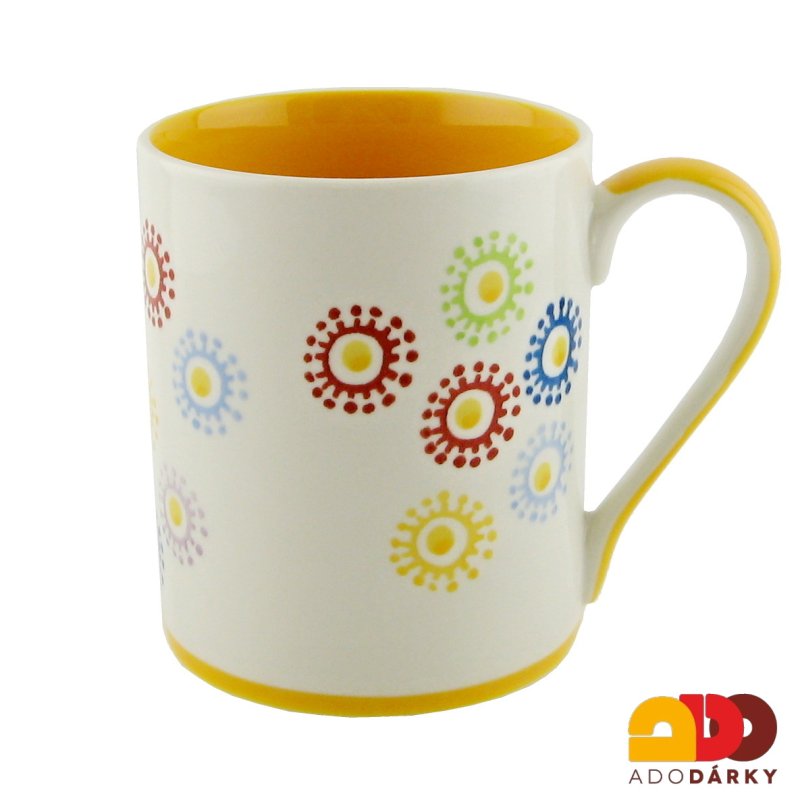 Hrnek sluníčka žlutý 390 ml