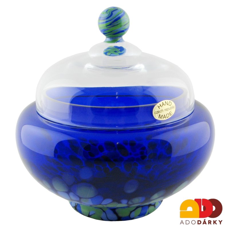 Skleněná dóza 18 cm