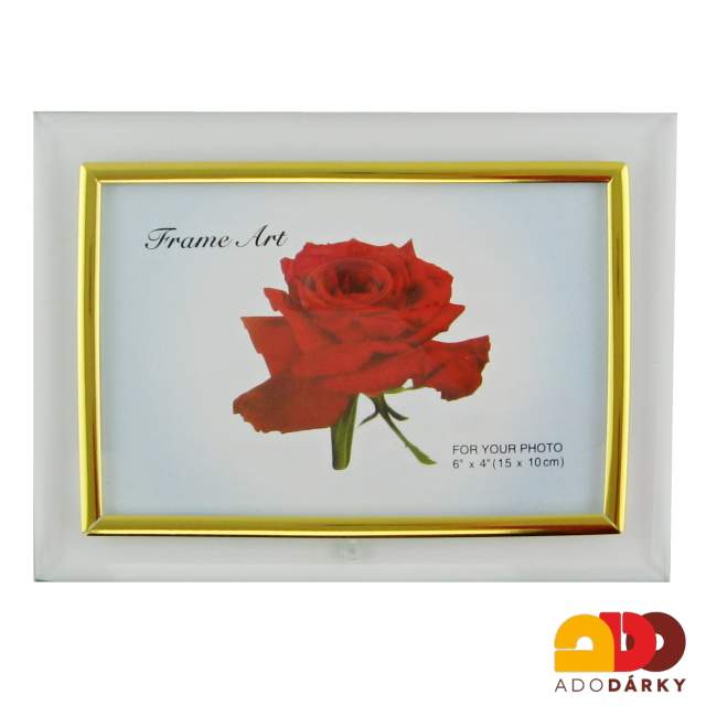 Skleněný fotorám  19 x 14 cm