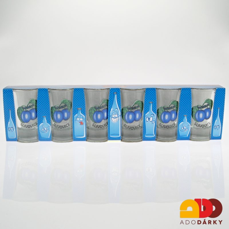 Sada 6 odlivek - Švestky  0,04 l