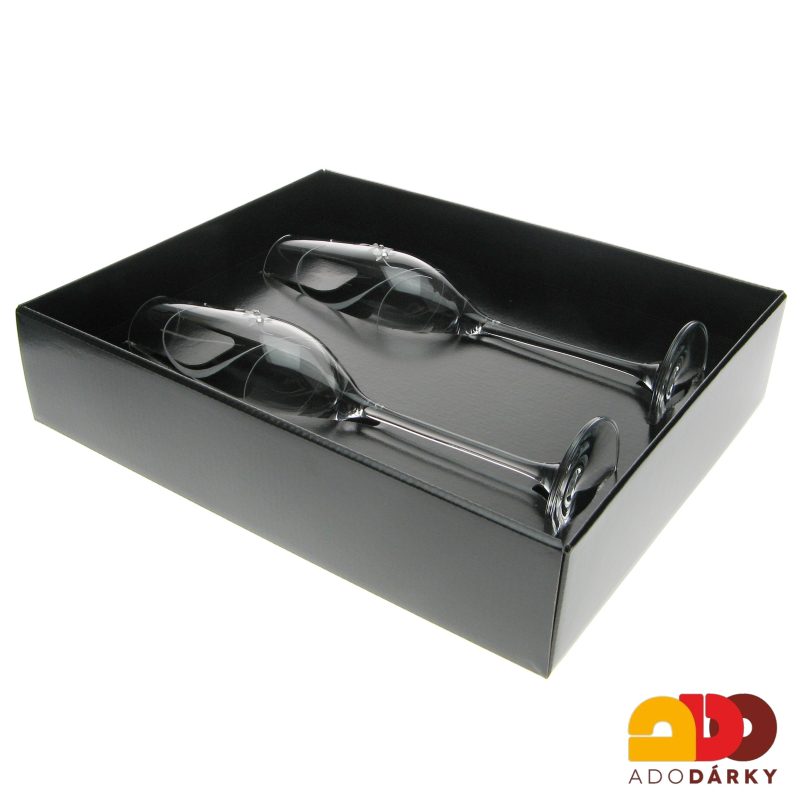 Flétny na šampaňské srdce Swarovski 210 ml sada 2 ks