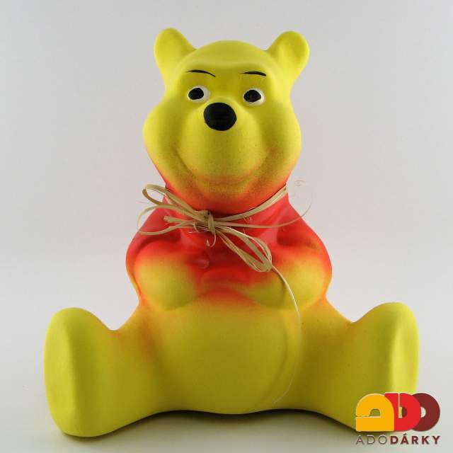 Pokladnička Medvídek Pů 19 cm