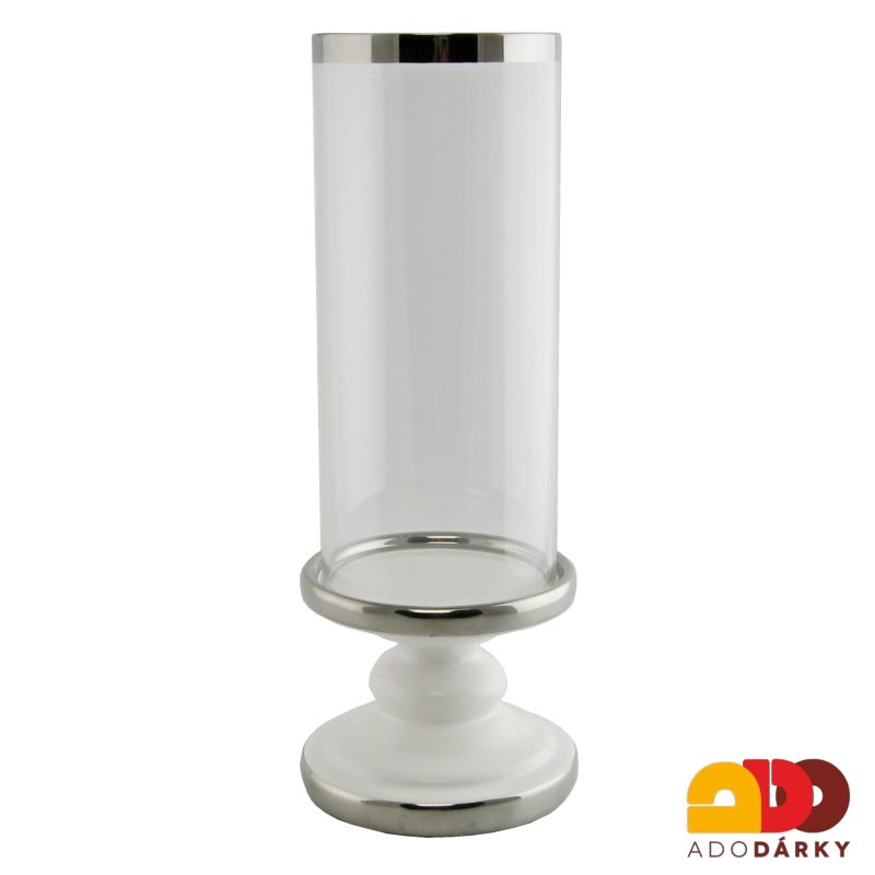 Svícen na nožce 18 cm