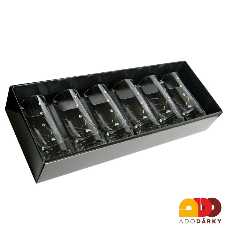 Sada odlivek Swarovski se třemi kamínky 70 ml, 6 ks