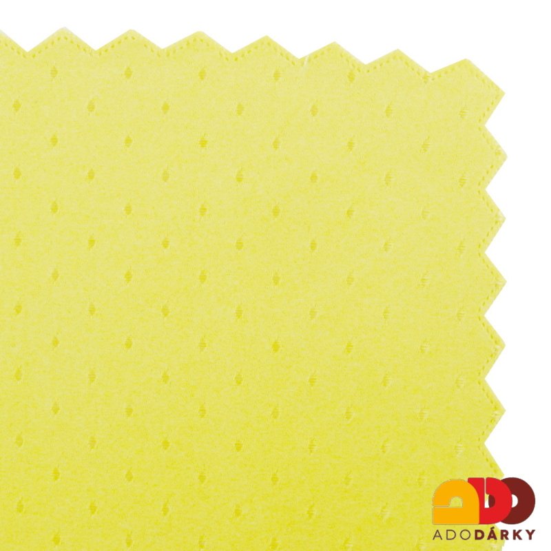 Teflonový ubrus žlutý 40 x 120 cm, 155g/m2