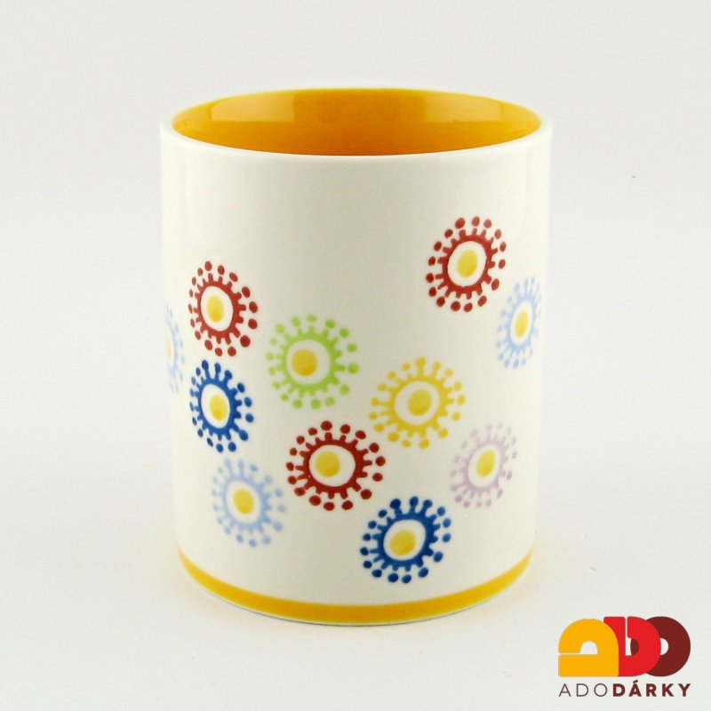 Hrnek sluníčka žlutý 390 ml