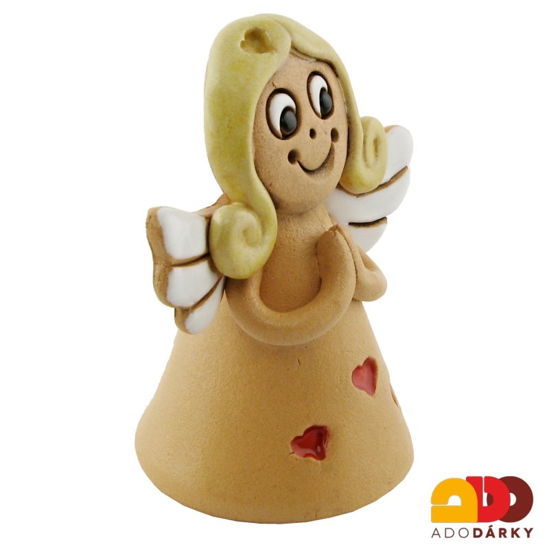 Zvonek anděl 10,5 cm
