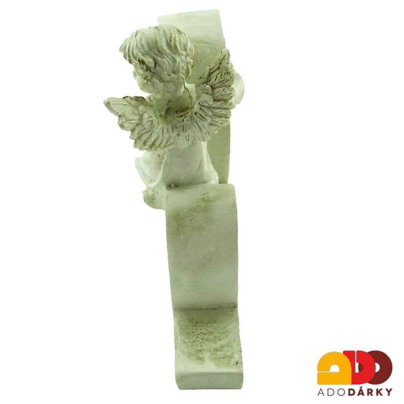 Anděl s písmenem 13 cm