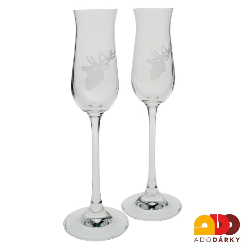 Sada sklenic s láhví Jelen