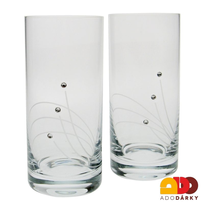 Sada sklenic na vodu Swarovski 250 ml, 6 ks