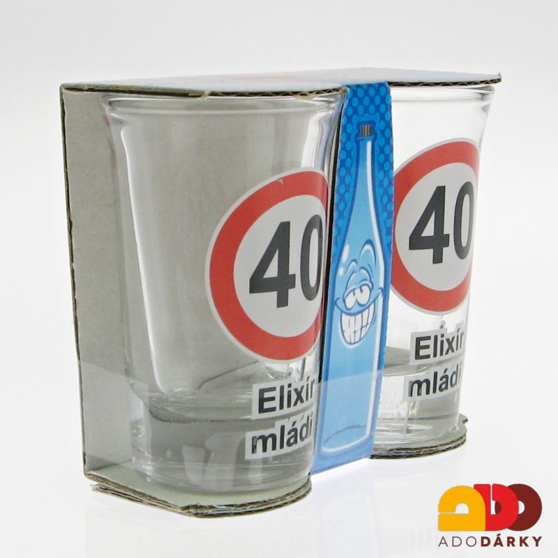 Sada 2 odlivek - "40" 0,025 l