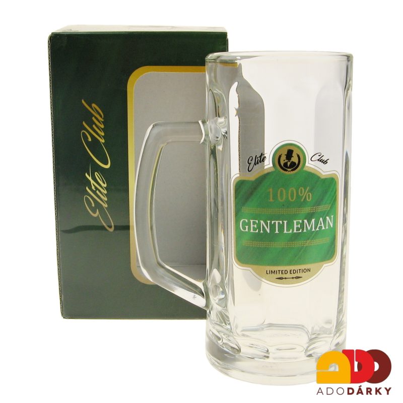 Půllitr "100 % gentleman"
