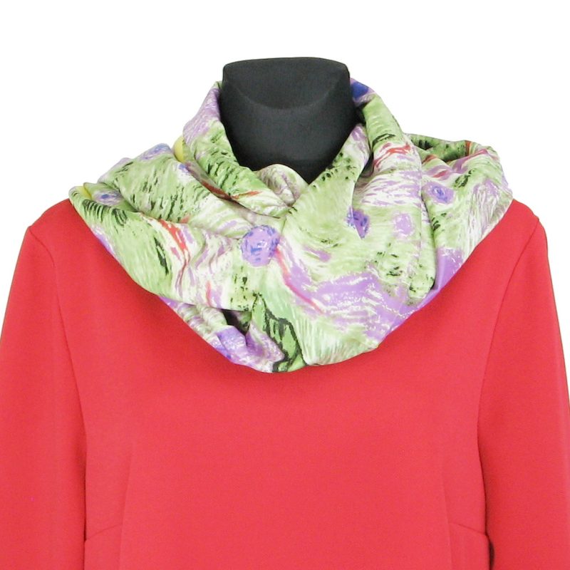 Letní dámská šála vesnička