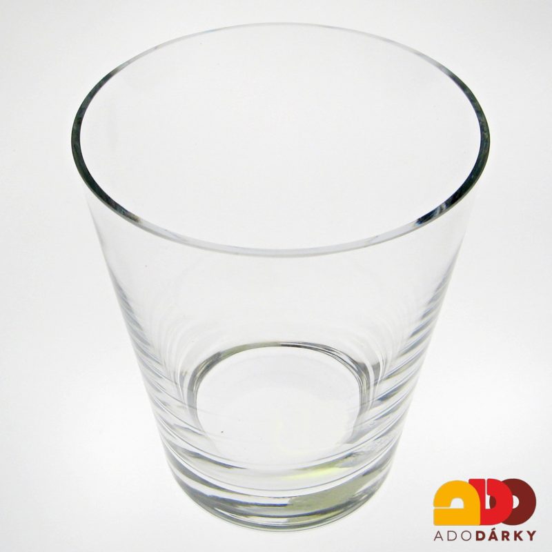 Skleněný kyblík na led