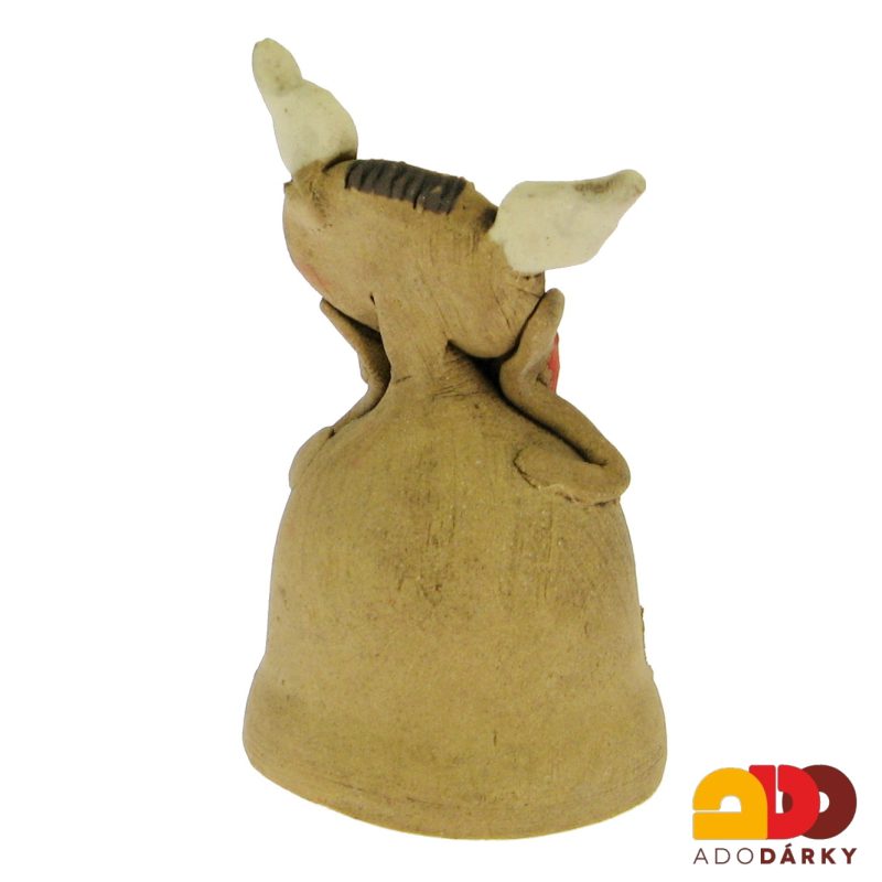 Keramický zvonek prasátko 8cm