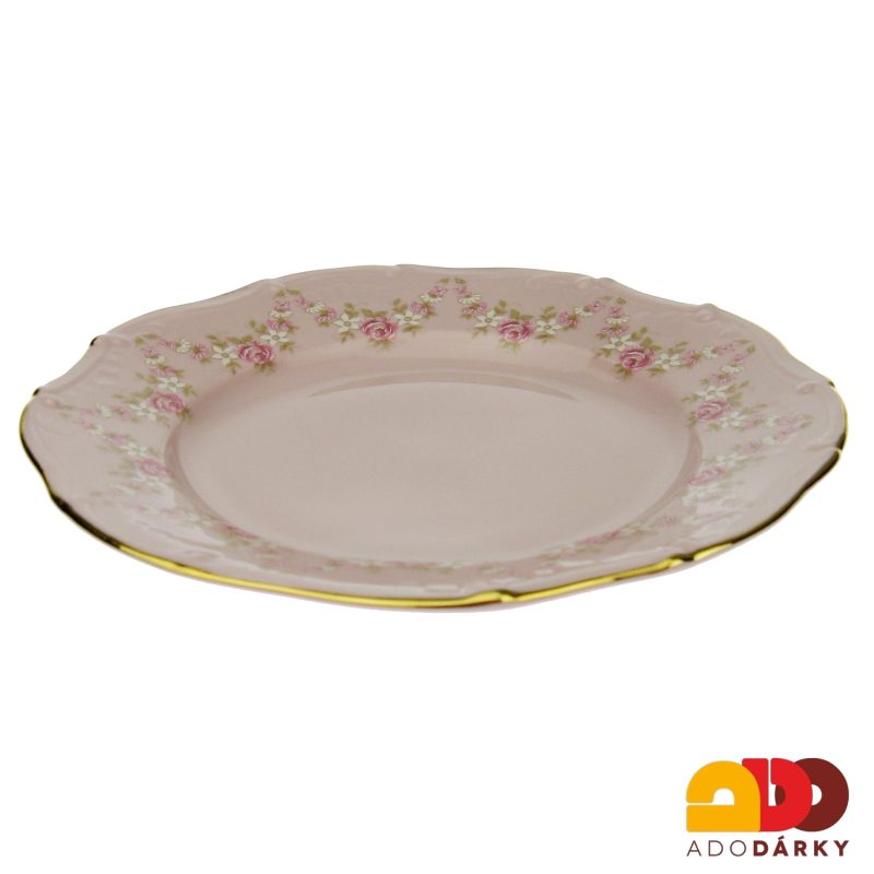 Talířek růžový porcelán  Ø 15,5 cm