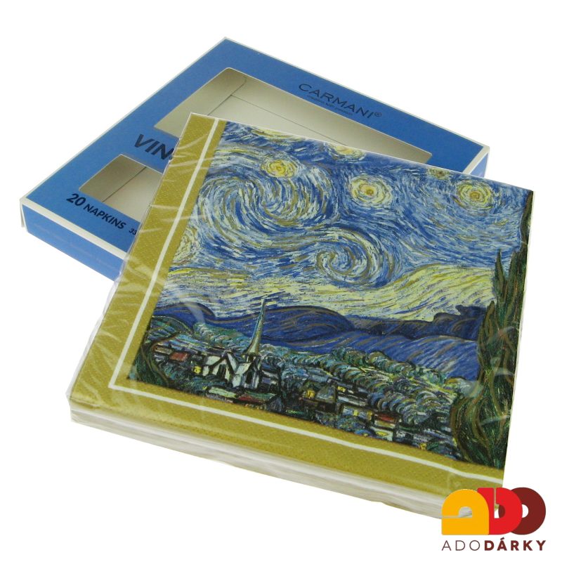 Luxusní ubrousky Vincent van Gogh 20 ks