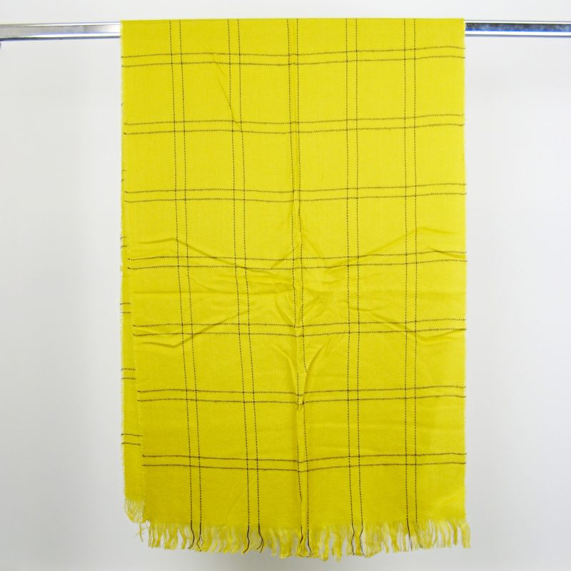 Dámská šála písková károvaná