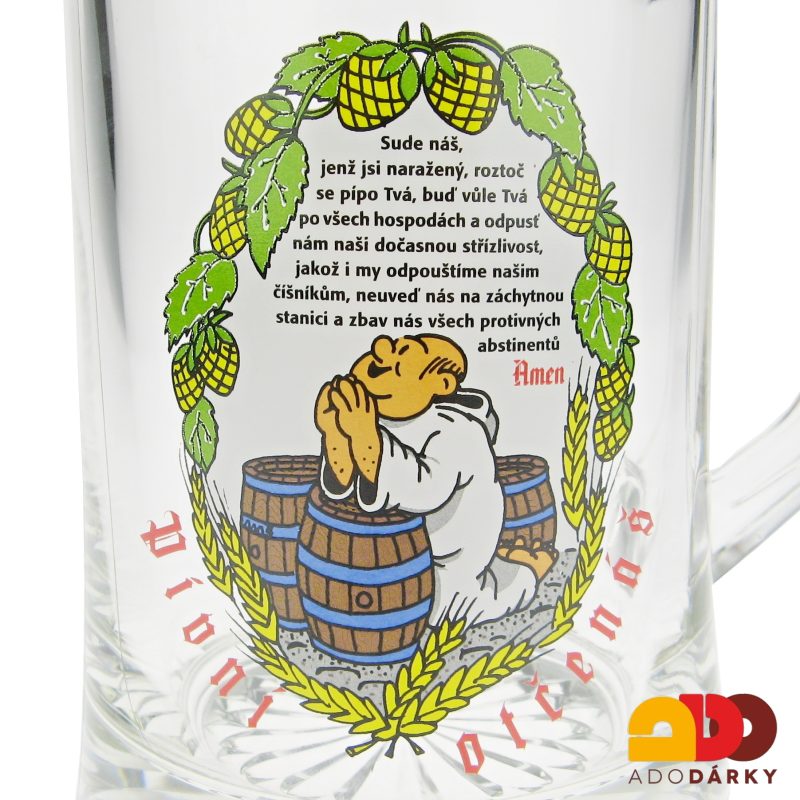 Půllitr "Pivní otčenáš" 0,5 l var III.