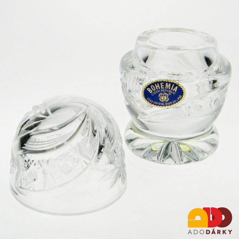 Dózička Bohemia Crystal 8 cm