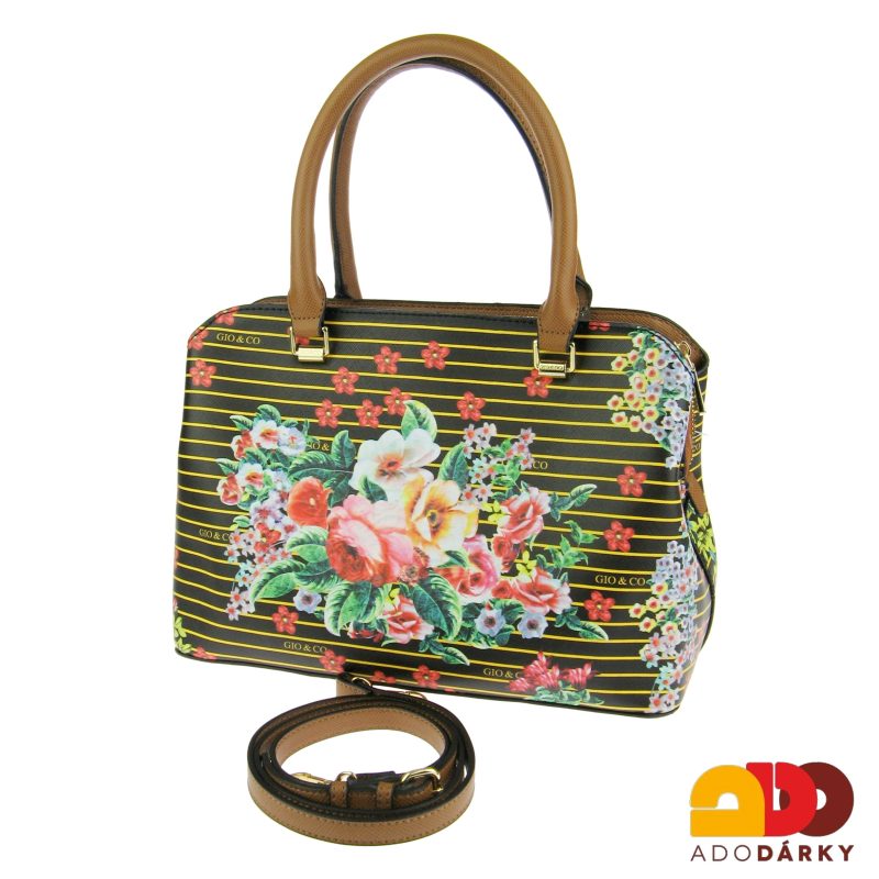 Kabelka GIO & CO hnědá  35cm
