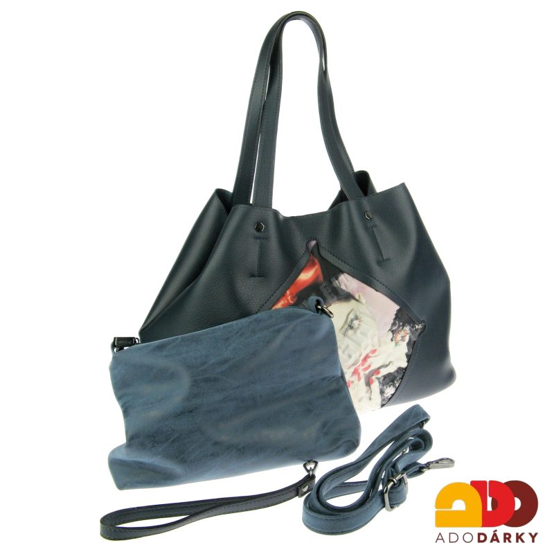 Kabelka Kevin Jeans modrá 37 cm