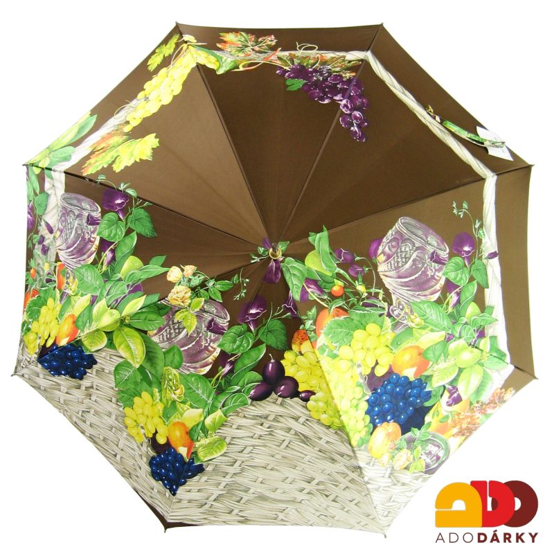 Ručně šitý dámský deštník s šátkem