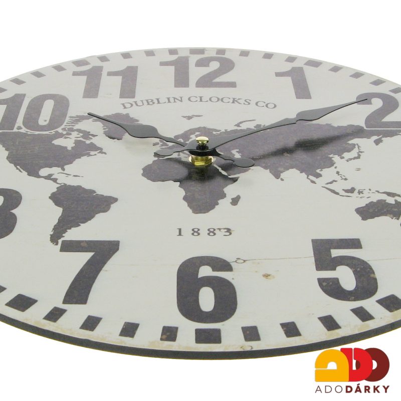 Dřevěné hodiny "Dublin clocks" Ø 33 cm