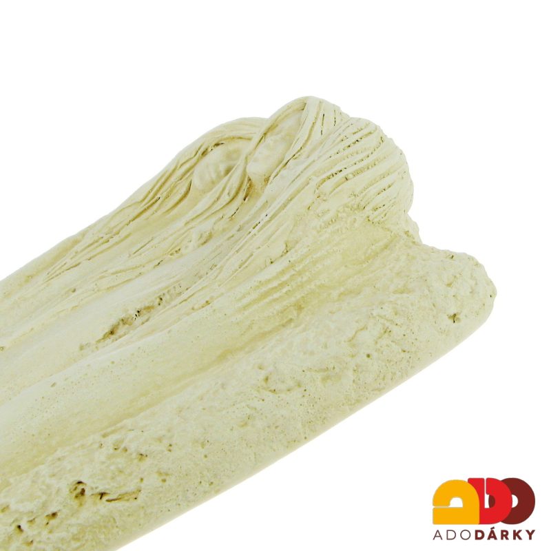 Tři andělé na stěnu plastika 27 cm