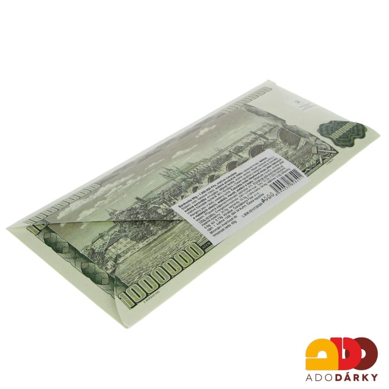 Čokoládová bonboniéra Bankovka 1 000 000 Kčs 60 g