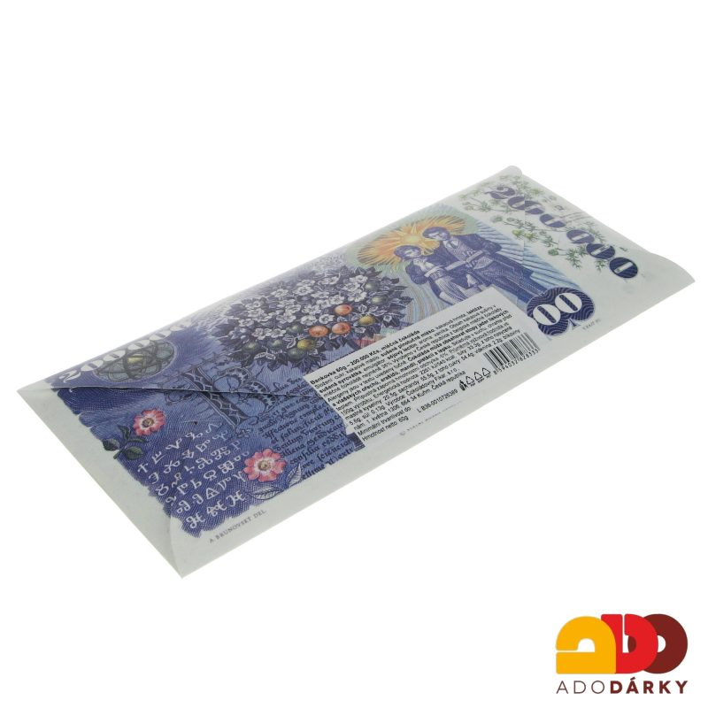 Čokoládová bonboniéra 200 000 Kčs 60 g