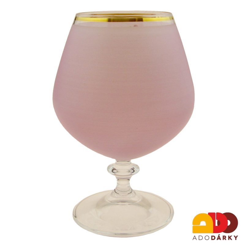 Jubilejní číše "18" růžová