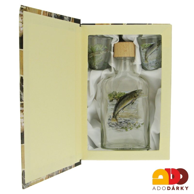 "Domácí lékař - Ryba" 2 odlivky + láhev v KNIZE  0,2 l