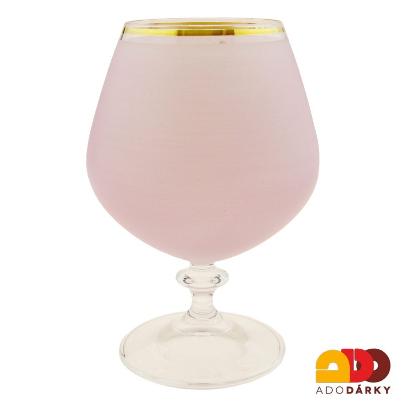 Jubilejní číše "80" růžová